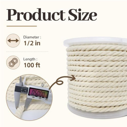 100% Cotton Rope Macrame Cord