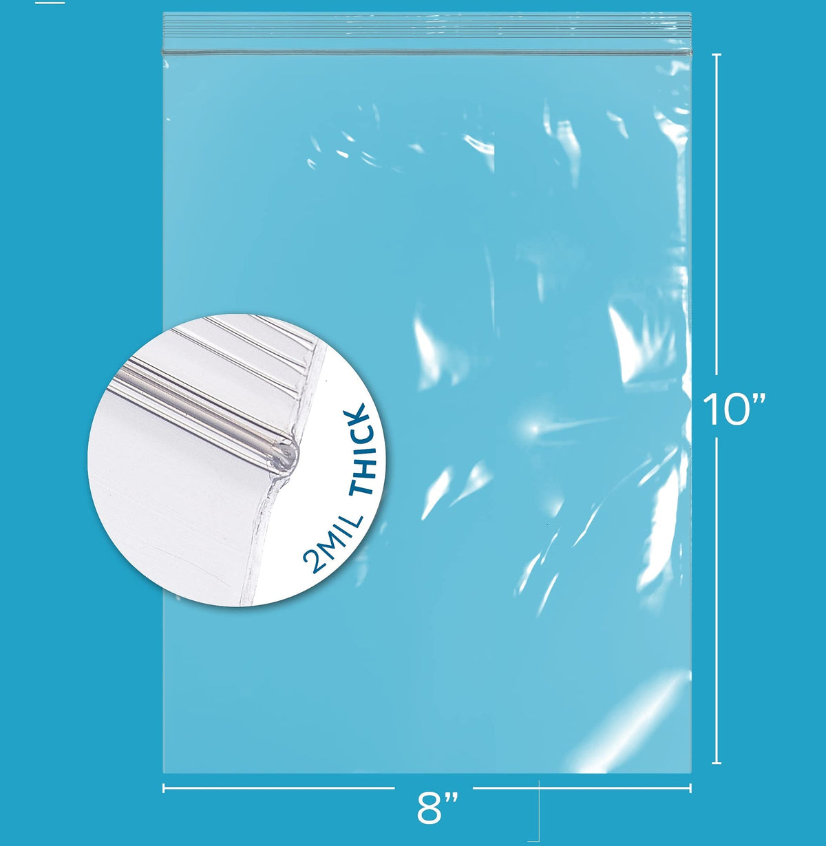 8" x 10" Zip Bags (8" x 10")