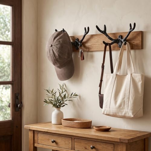 Cast Iron Antler Hook