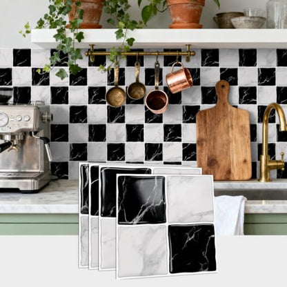 3D Peel and Stick Kitchen Backsplash Tile Stickers Decal Panel