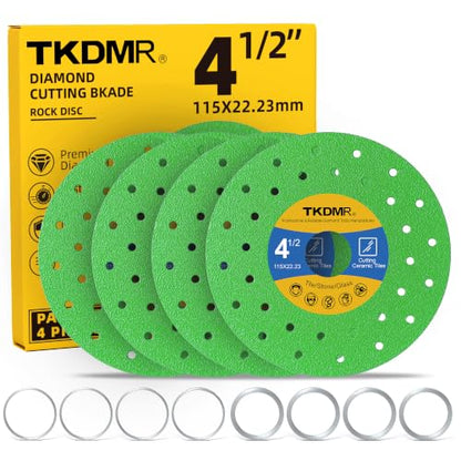 4-1/2 inch Tile Cutter Diamond Saw Blade for Angle Grinder,Diamond Blade,Individually Packaged Diamond Cutting Wheels, Perfect for Miter saws, Tile Cutters, and Lapidary Tools