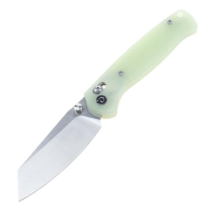 Knives ARTIFACT Glow In the Dark G10 Handle Axis Lock Pocket Knife with Sandvik 14C28N Blade