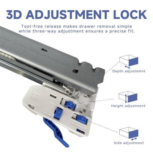 Soft Close undermount Drawer Slides