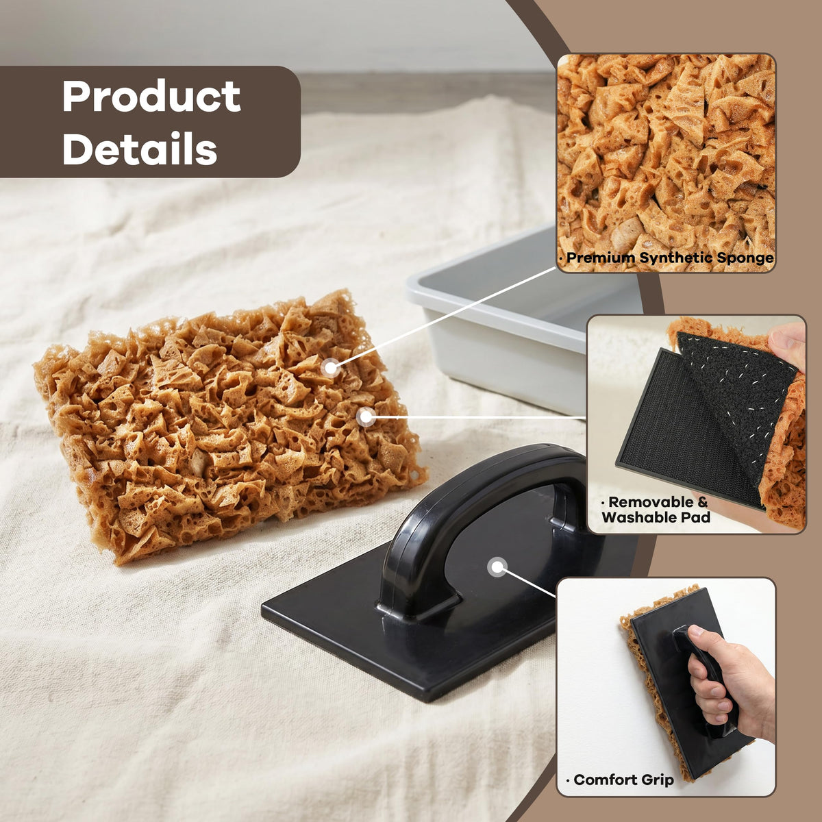 Sea Sponge for Painting with Grip (Kj-bs00002)