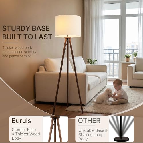 Tripod Floor Lamp for Bedroom
