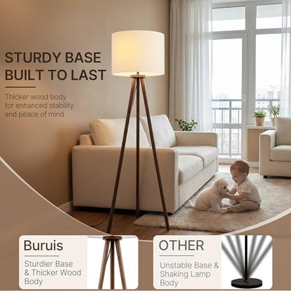Tripod Floor Lamp for Bedroom