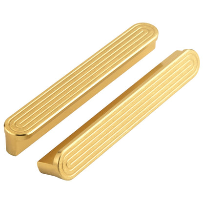 5 Pack Gold Kitchen Cabinet Handles 3 (3.8" Hole Center)