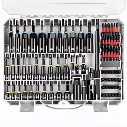 86PC Impact Driver Bit and Socket Set with CR