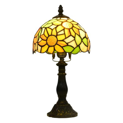 Tiffany Table Lamp Stained Glass Lamp Suitable for LED E26 Bulb