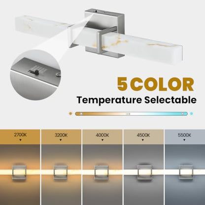 Modern Bathroom Vanity Light 22 inch (Nickel / 22 Inch)