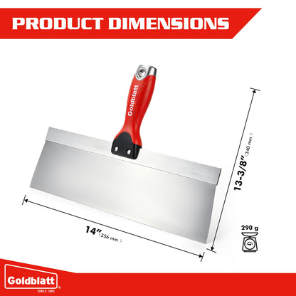 14" Stainless Steel Drywall Taping Knife (14")