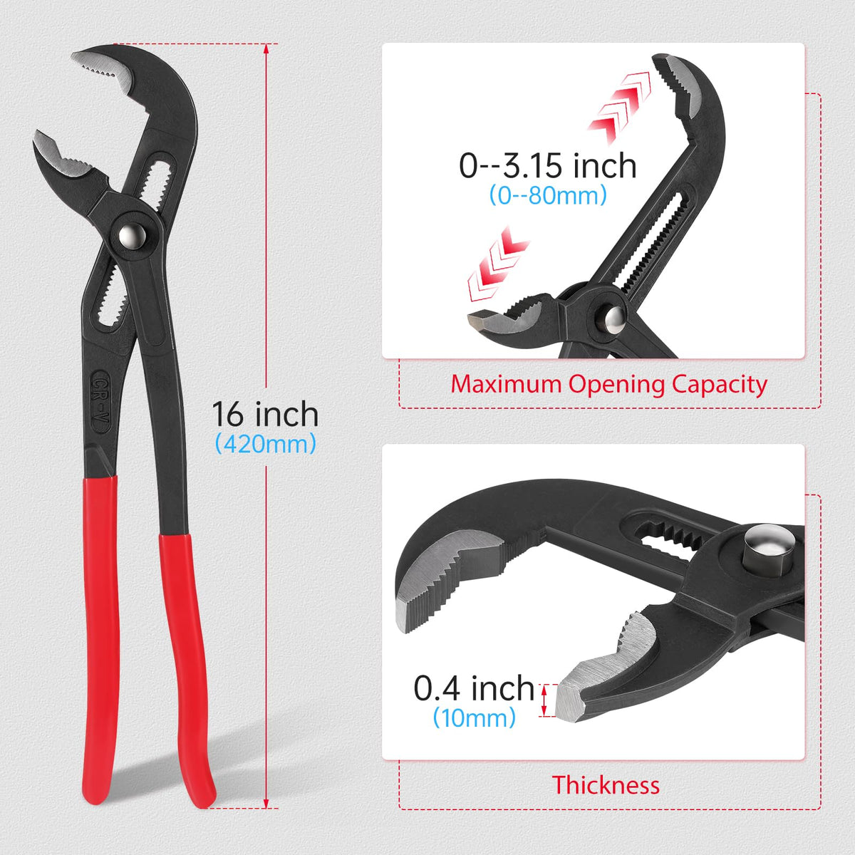 16 Inch Water Pump Pliers (16 Inch)