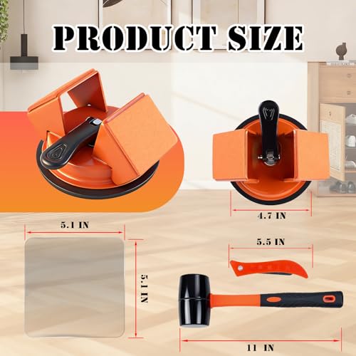 Single Head Heavy Duty 45°Striking Surface Floor Gap Repair Tool