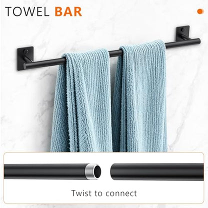5 Pieces Towel Bar Set