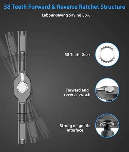 24 in 1 Magnetic Ratchet Screwdriver Set