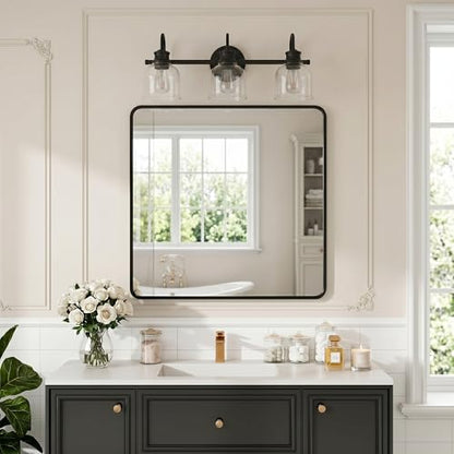 Traditional Classic Vanity Light with Clear Glass