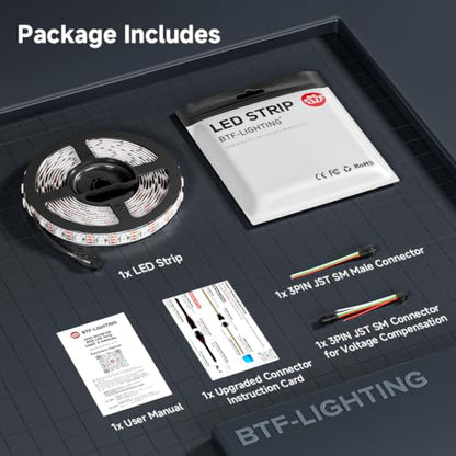 WS2812B Individually Addressable 24V RGB LED Strip