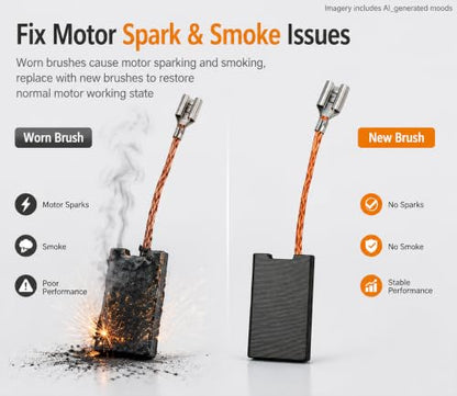 1617014126 0611316739 Carbon Brushes Set for 11316EVS 11317EVS 11311EVS 11223EVS