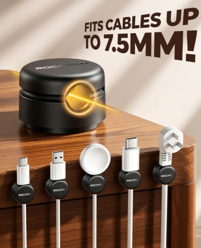 12 Pack Magnetic Cable Clips