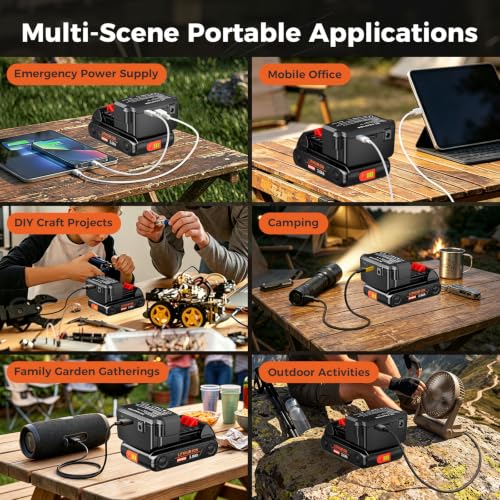 Replacement for Black+Decker 20V MAX Lithium Battery Charger