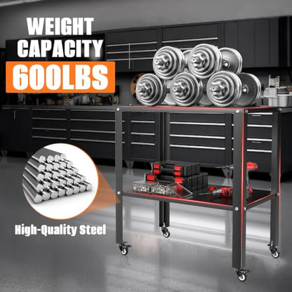 Heavy Duty Metal Workbench
