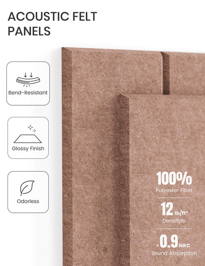 Felt Bulletin Board & Cork Board Alternative 48'' x 36'' (Boho-1 / Bold-stripe 12-pack)