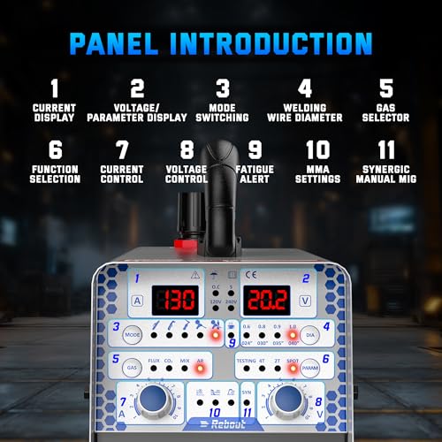7-in-1 MIG Welder Plasma Cutter Combo Welding Machine