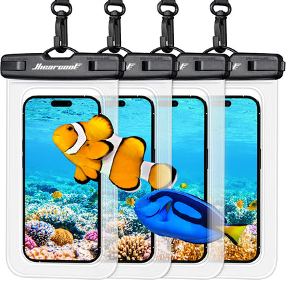 Waterproof Phone Pouch (4-Pack Clear)