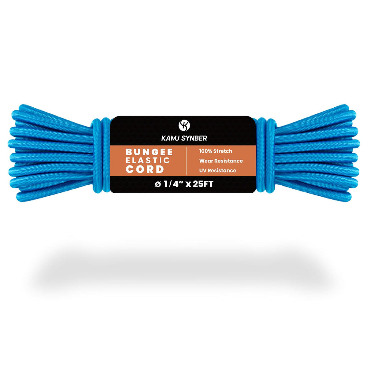 Bungee Cord 1 (Blue / 1/4" x 25FT)