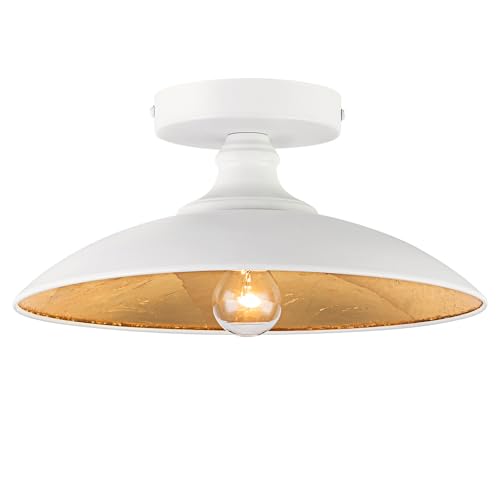 11.8In Modern Semi Flush Mount Light Fixture