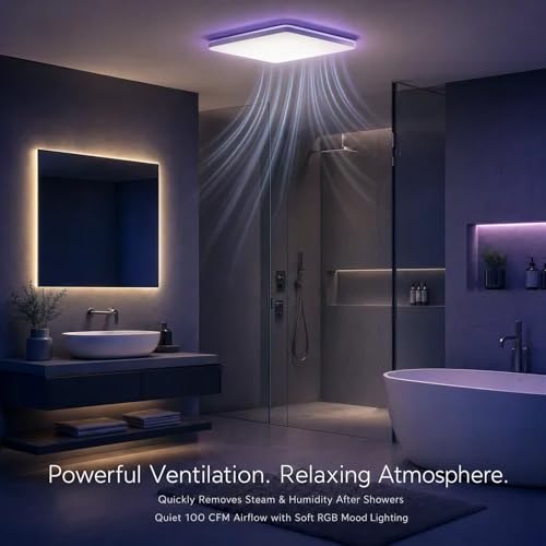 Bathroom Exhaust Fan with Light