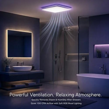 Bathroom Exhaust Fan with Light