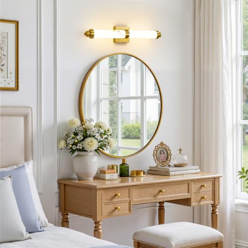 LED Modern Wall Sconces (Resin Gold / 24-Inch)