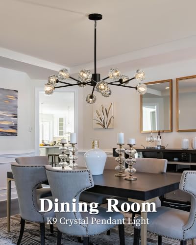 Sputnik Chandeliers for Dining Room Light Fixture Over Table