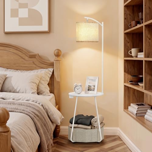 Floor Lamp with Table