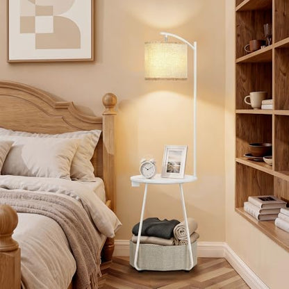 Floor Lamp with Table