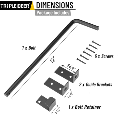 Heavy Duty Cane Bolt Gate Drop Rod Extra Thick Ground Latch