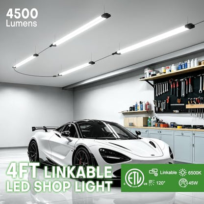 4FT Linkable LED Shop Light for Garage