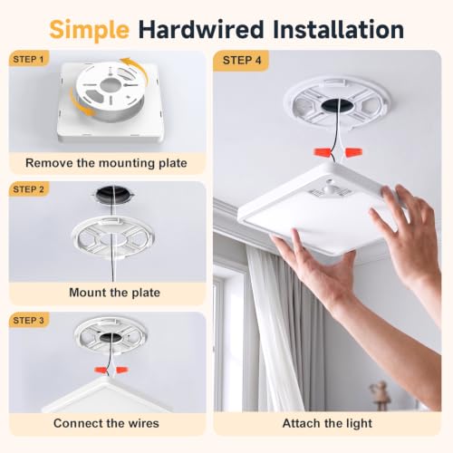 18W 1800LM Flush Mount LED Ceiling Light