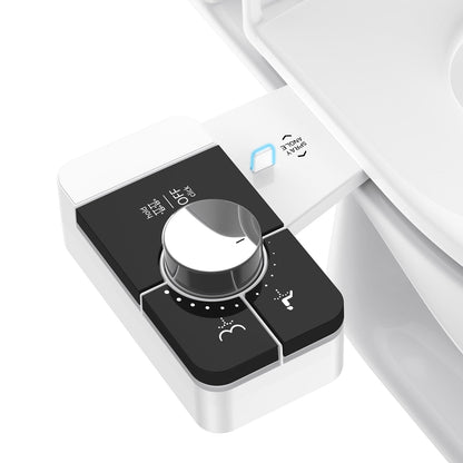 Upgrade Bidet Attachment for Toilet Seat (Black Chrome)