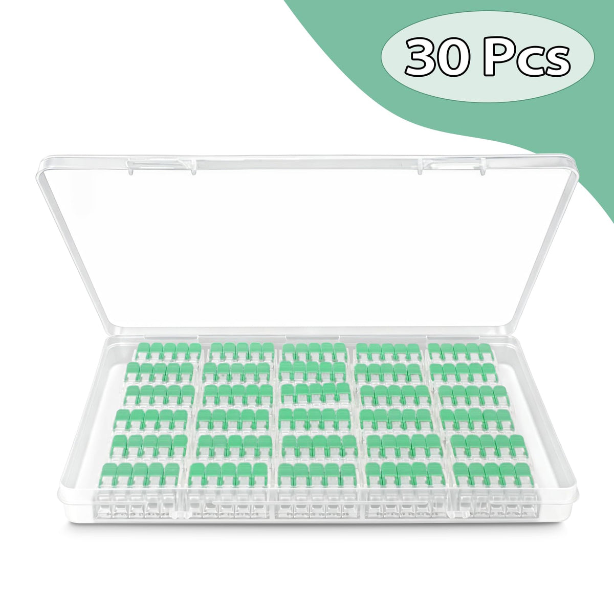 30PCS Lever Wire Connectors 5 Port Electrical Connectors Lever Nuts (5 Ports)