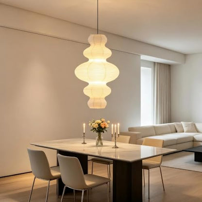 Paper Lantern Pendant Light with LED Bulb Included