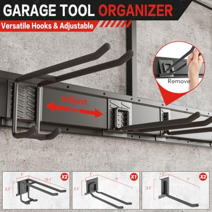 Garage Wall Organizer with Storage Shelves