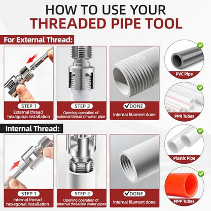 Plumbing Tool and Faucet Wrench Set