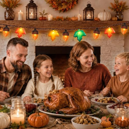 Fall String Lights LED Battery Operated Lights