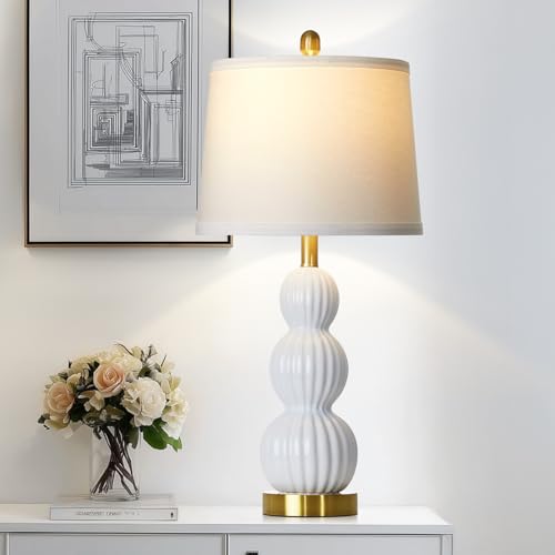 Ceramic Table Lamps Set of 2 for Living Room