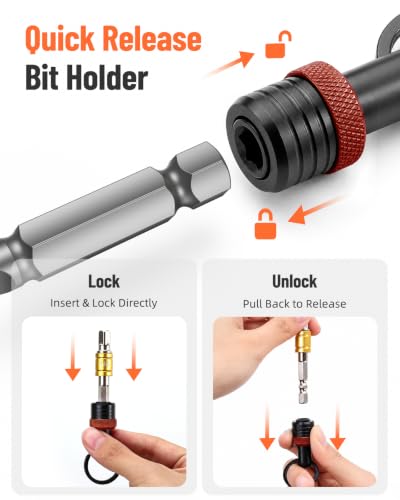 Bit Holder Keychain 6Pcs 1