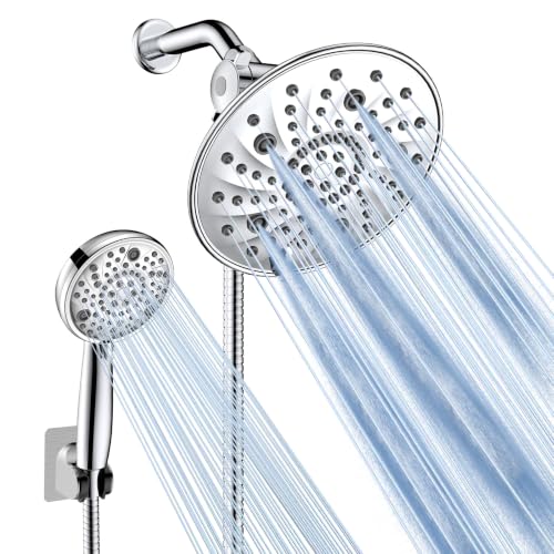8" Dual Shower Head Combo
