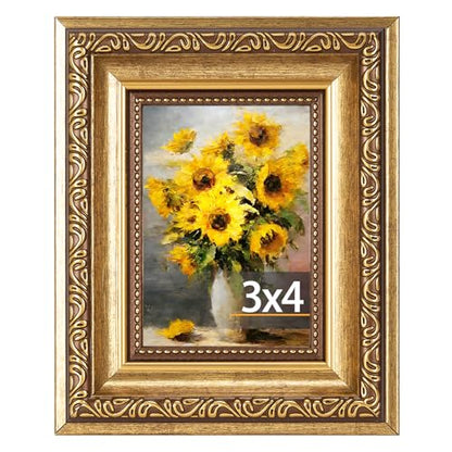 Vintage Picture Frame Gold