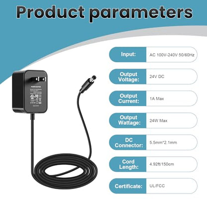 24V 2A Power Supply UL Listed